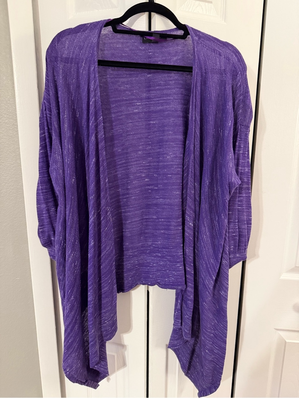Lane Bryant Purple Open-Front Women's Cardigan Sweater